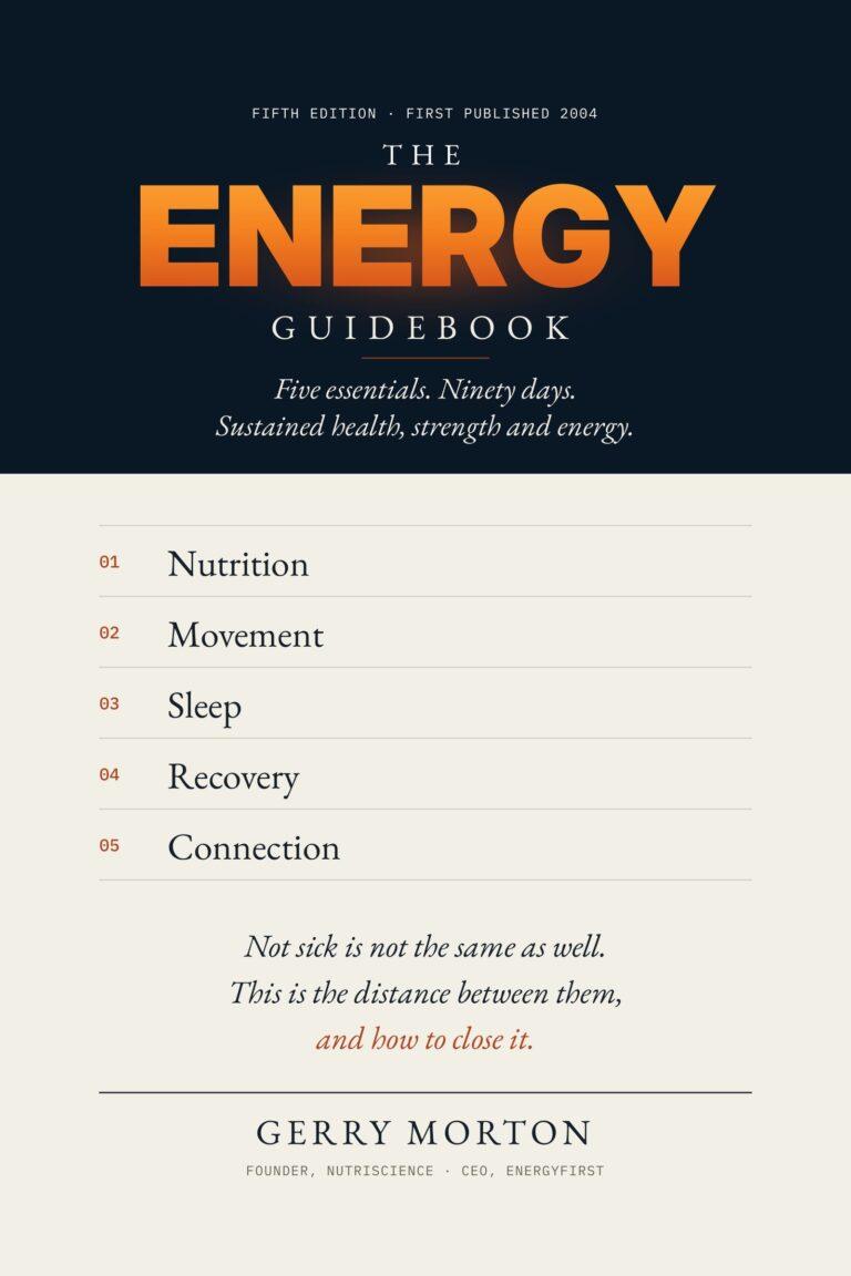 The Energy Guidebook, fifth edition, by Gerry Morton: book cover